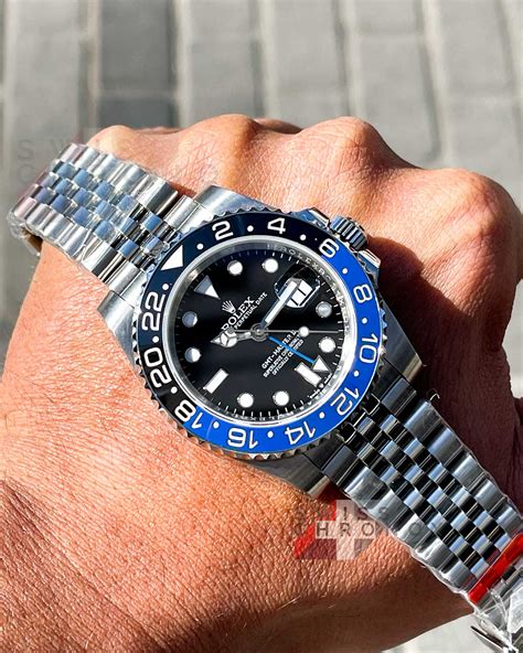 rolex gmt master ii batman mit jubi band|Rolex gmt jubilee bracelet.